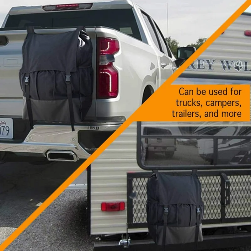 KG0108 Off-Road Spare Tire Storage Bag Large Capacity Trash Bag Organizer for SUV Trunk Car