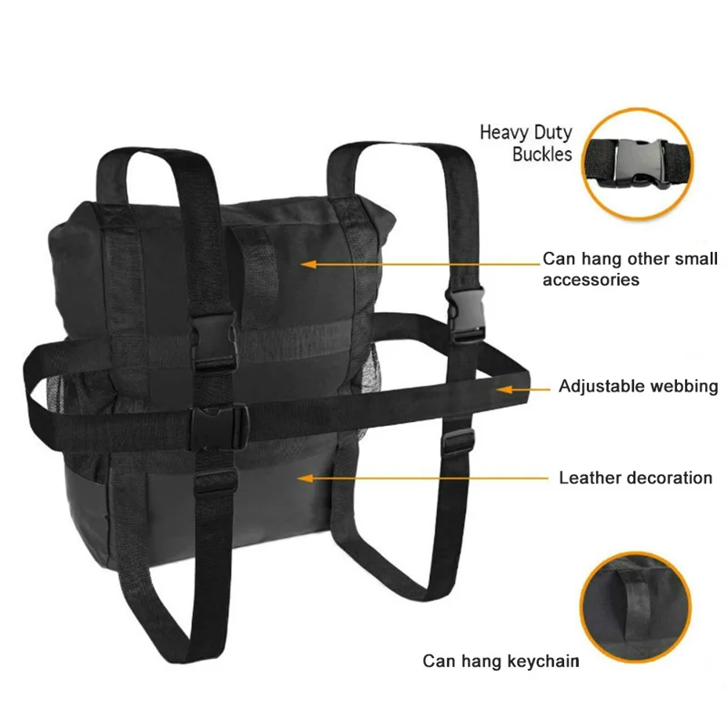 KG0108 Off-Road Spare Tire Storage Bag Large Capacity Trash Bag Organizer for SUV Trunk Car