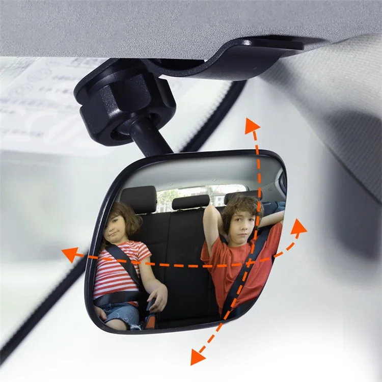 Specchio per auto per bambini 3R 2161 con clip, specchietto di sicurezza per bambini, vista posteriore