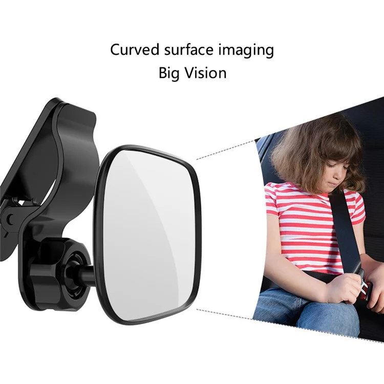 Specchio per auto per bambini 3R 2161 con clip, specchietto di sicurezza per bambini, vista posteriore