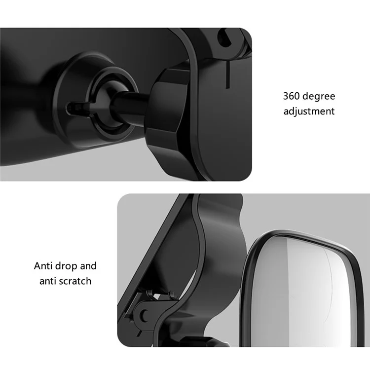 Specchio per auto per bambini 3R 2161 con clip, specchietto di sicurezza per bambini, vista posteriore