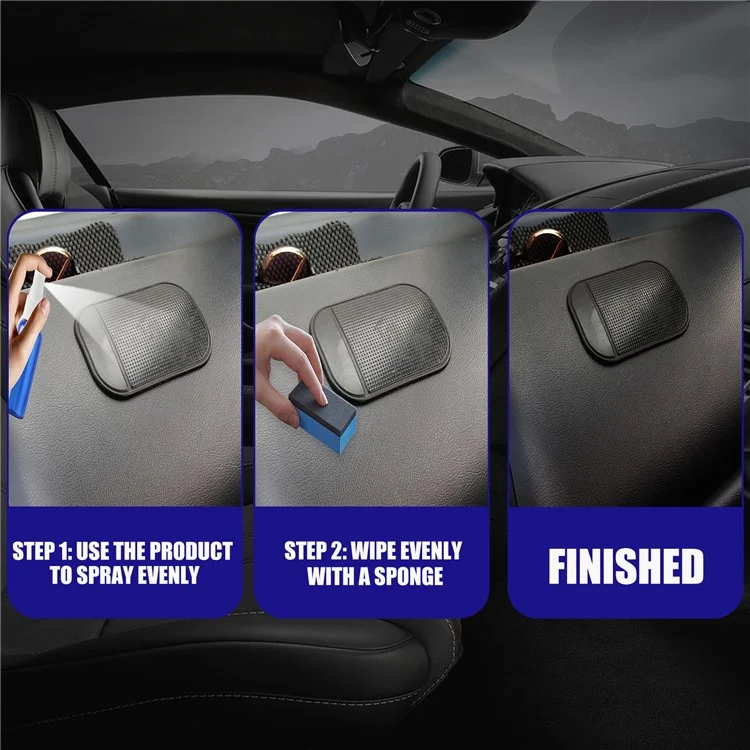 EELHOE 30ml Car Refurbishment Exterior Repair Clean Plastic Restorer Revitalizing Coating Agent