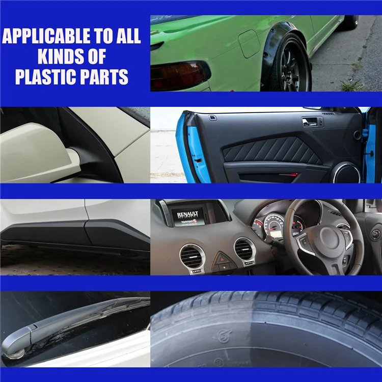 EELHOE 30ml Car Refurbishment Exterior Repair Clean Plastic Restorer Revitalizing Coating Agent