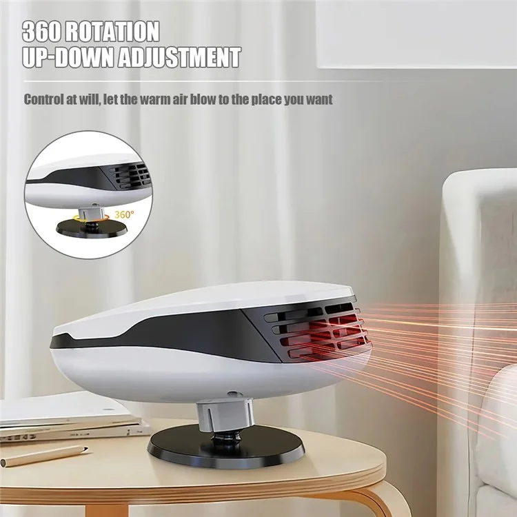 Chauffe-Ventilateur Multifonction pour Voiture 9710 / Dégivrage / Désembuage / Réchauffage Rapide
