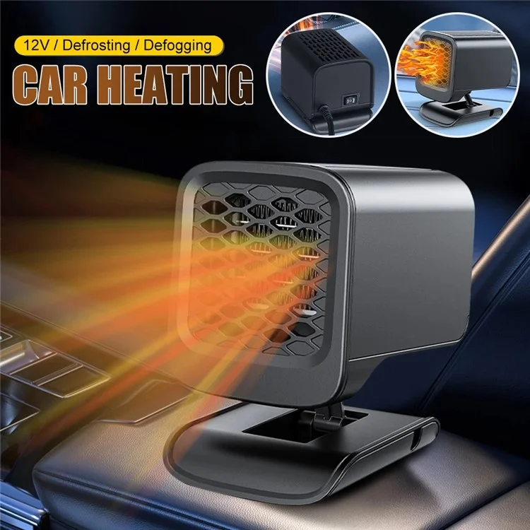 Chauffage pliable pour voiture 9729 12V, désembuage et désgivrage de pare-brise, ventilateur de chauffage intérieur de véhicule