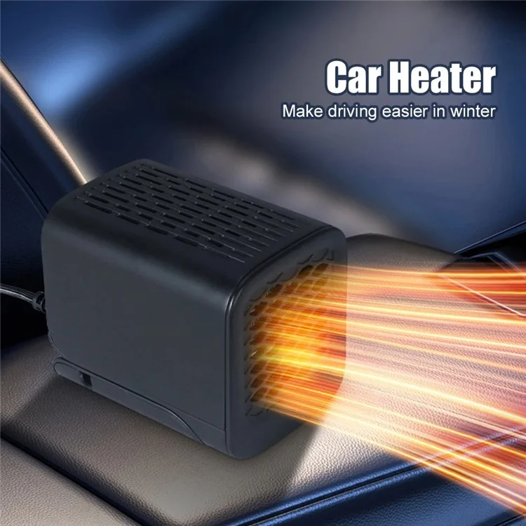 Chauffage pliable pour voiture 9729 12V, désembuage et désgivrage de pare-brise, ventilateur de chauffage intérieur de véhicule