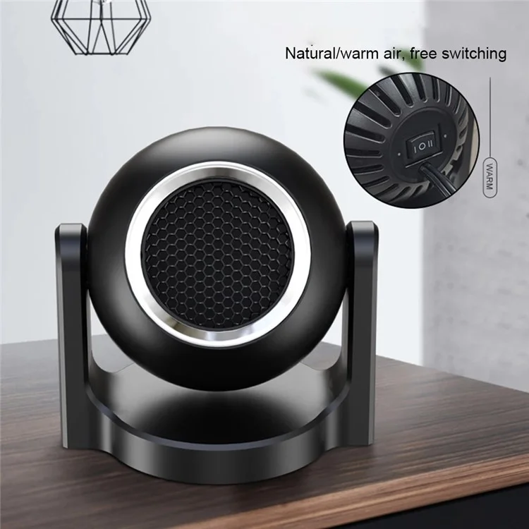 Ventilateur chauffant / rafraîchissant pour l'intérieur de la voiture 12V 9709 - Blanc