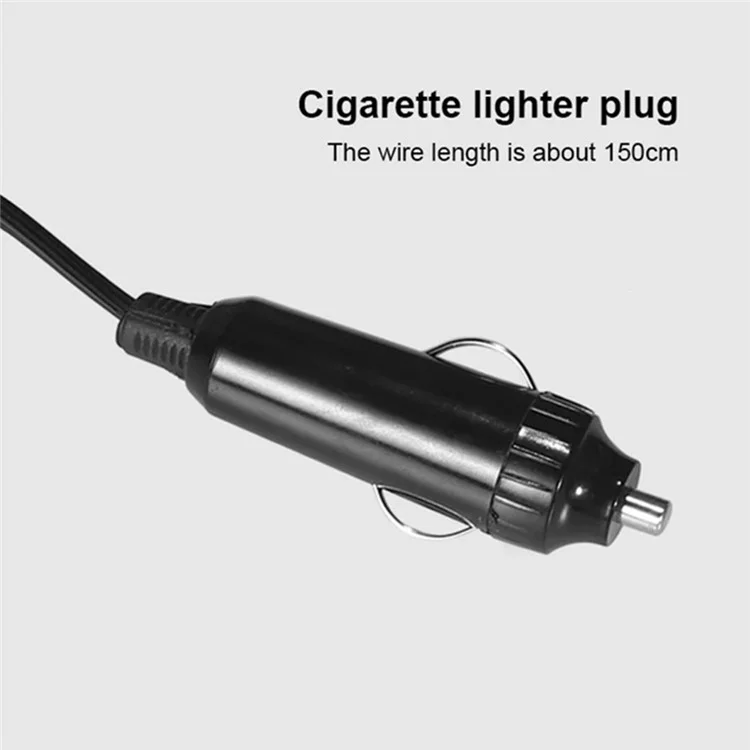 Chauffage de voiture portable 12V 9741A avec support à ventouse, dégivreur et désembuage 2 en 1 avec ventilateur de chauffage et de refroidissement rapide, version purificatrice