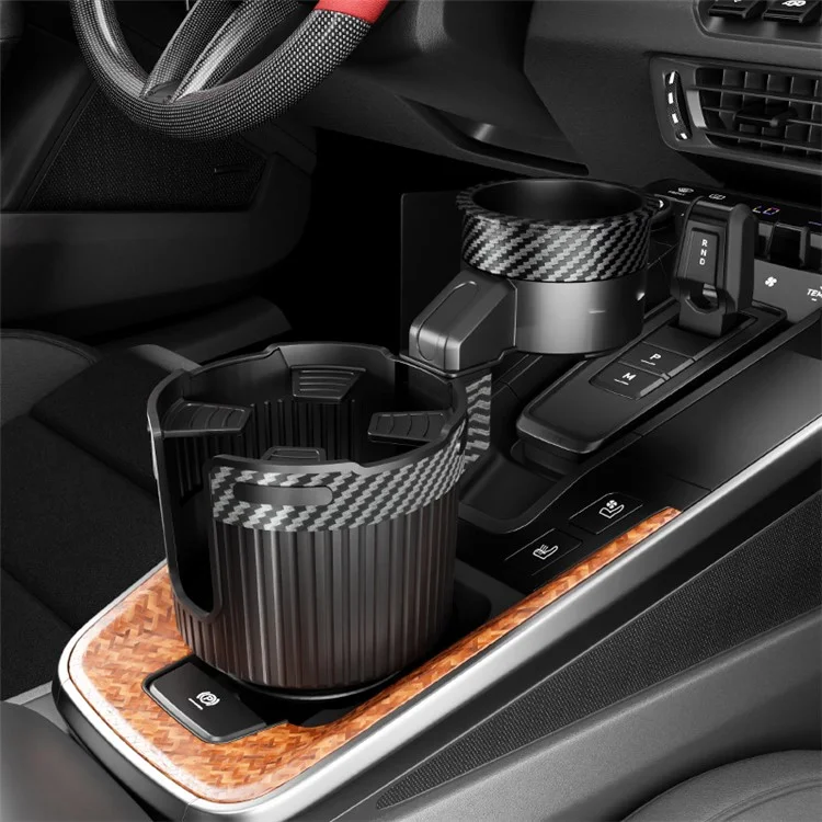 CARFU AC-2386 Suporte Duplo para Copos de Água no Braço do Carro, Antiderrapante