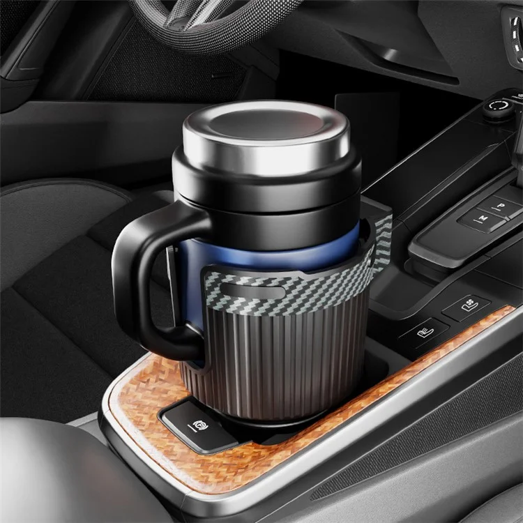CARFU AC-2395 Portabicchieri per bracciolo auto ABS antiscivolo Supporto per bevande