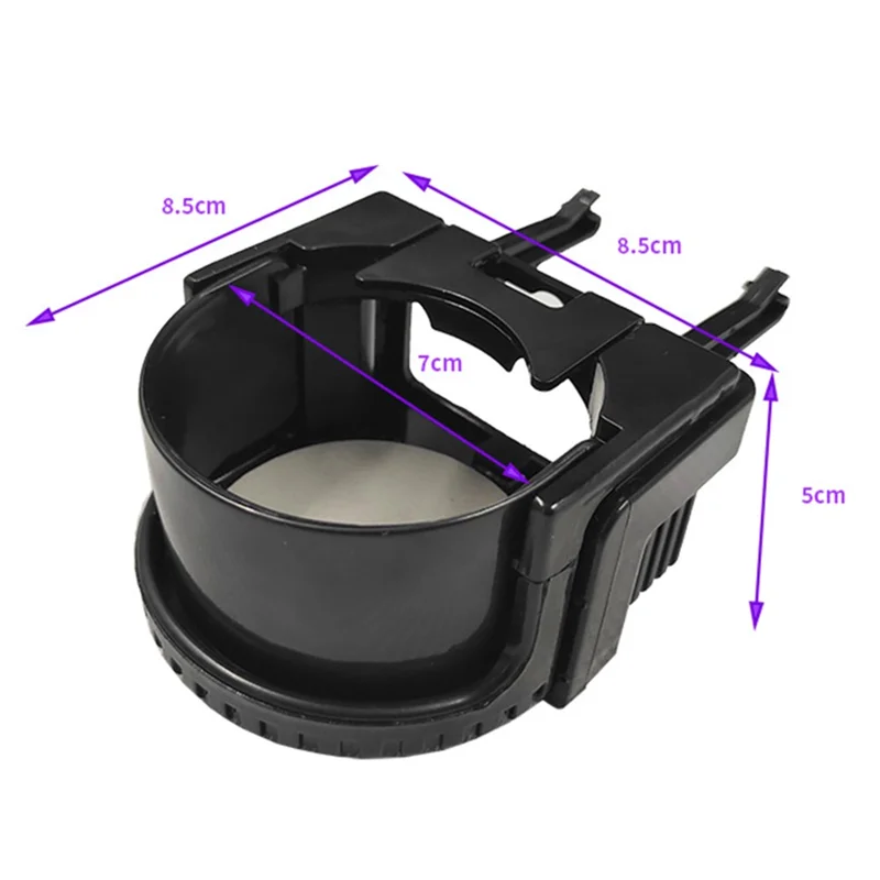 CARFU AC-2175 bilvandcops holder af ABS luftudløb drikkevarestativ drikkevareholder beslag - Gul