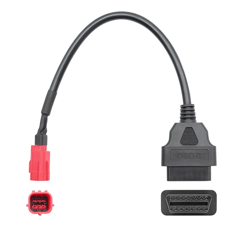 AERMOTOR OBD Adapter Cable 16Pin to 6Pin Diagnosis Detector Cord for Honda Motorcycle 6Pin