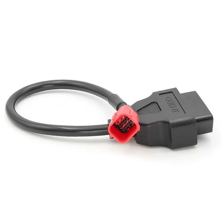 AERMOTOR OBD Adapter Cable 16Pin to 6Pin Diagnosis Detector Cord for Honda Motorcycle 6Pin