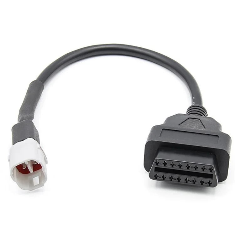 AERMOTOR Para Motocicleta Yamaha Cabo de Diagnóstico Adaptador de 4 Pinos para 16 Pinos OBD2