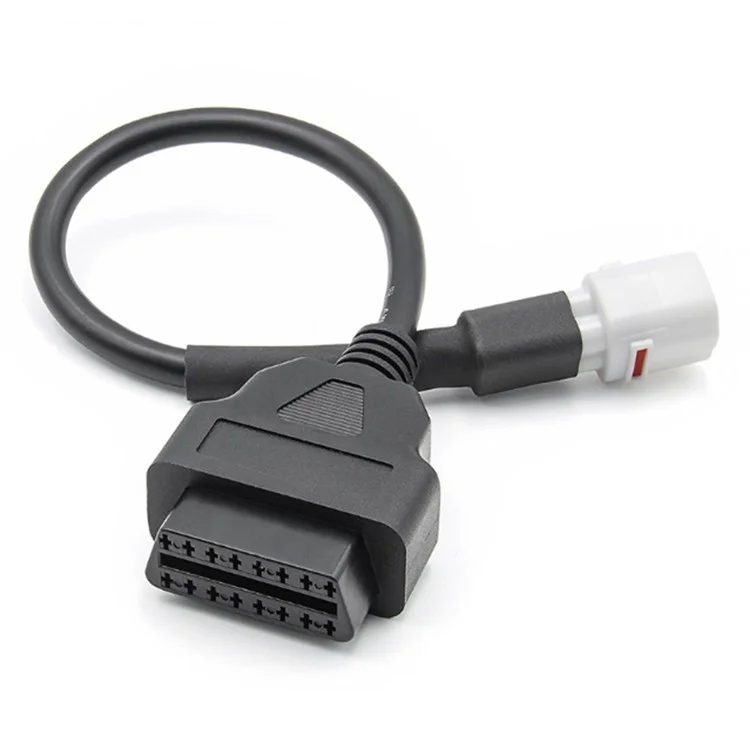 AERMOTOR Para Motocicleta Yamaha Cabo de Diagnóstico Adaptador de 4 Pinos para 16 Pinos OBD2