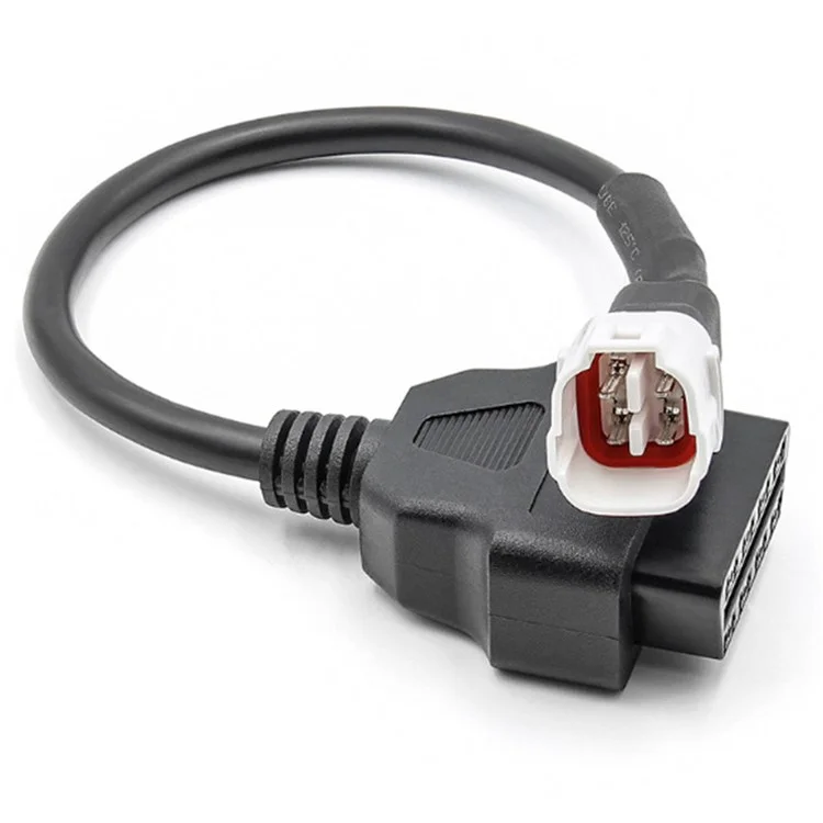 AERMOTOR Para Motocicleta Yamaha Cabo de Diagnóstico Adaptador de 4 Pinos para 16 Pinos OBD2