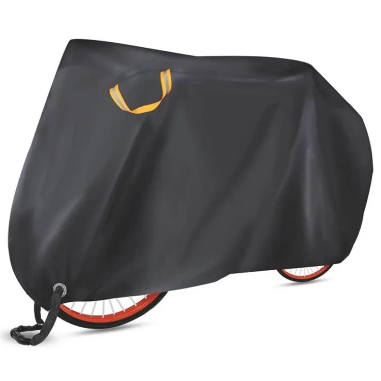 Серебряное покрытие UV-защитный чехол для велосипеда из ткани Oxford 210D, MTB-велосипед с отражающим дизайном, размер: XL