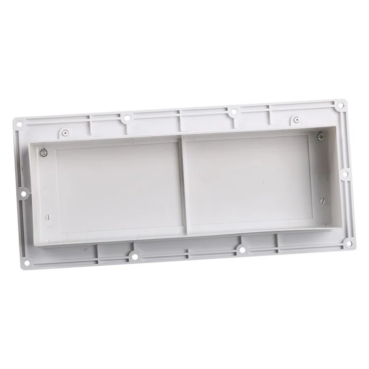 A8664 PP RV Range Motorhome Trailer Hood Exhaust Vent Cover Enhance Airflow (Include 10Pcs Screws) - Weiß