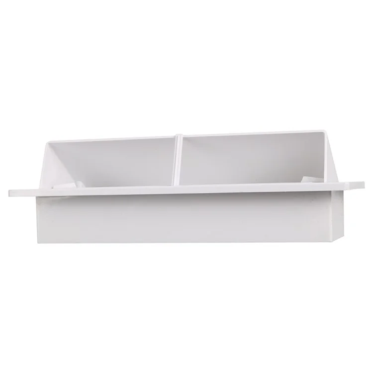 A8664 PP RV Range Motorhome Trailer Hood Exhaust Vent Cover Enhance Airflow (Include 10Pcs Screws) - Weiß