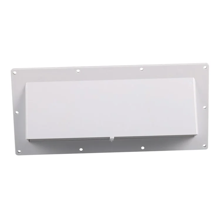 A8664 PP RV Range Motorhome Trailer Hood Exhaust Vent Cover Enhance Airflow (Include 10Pcs Screws) - Weiß