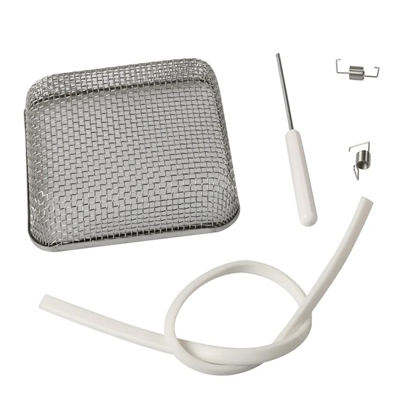 A8668 4.5x4.5 Inch RV Water Heater Vent Screen Stainless Steel Mesh Cover Flying Insect Screen with Installation Tool