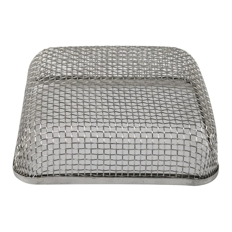 A8668 4.5x4.5 Inch RV Water Heater Vent Screen Stainless Steel Mesh Cover Flying Insect Screen with Installation Tool