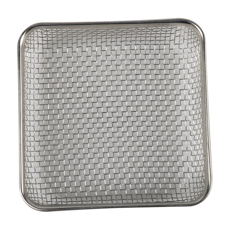 A8668 4.5x4.5 Inch RV Water Heater Vent Screen Stainless Steel Mesh Cover Flying Insect Screen with Installation Tool