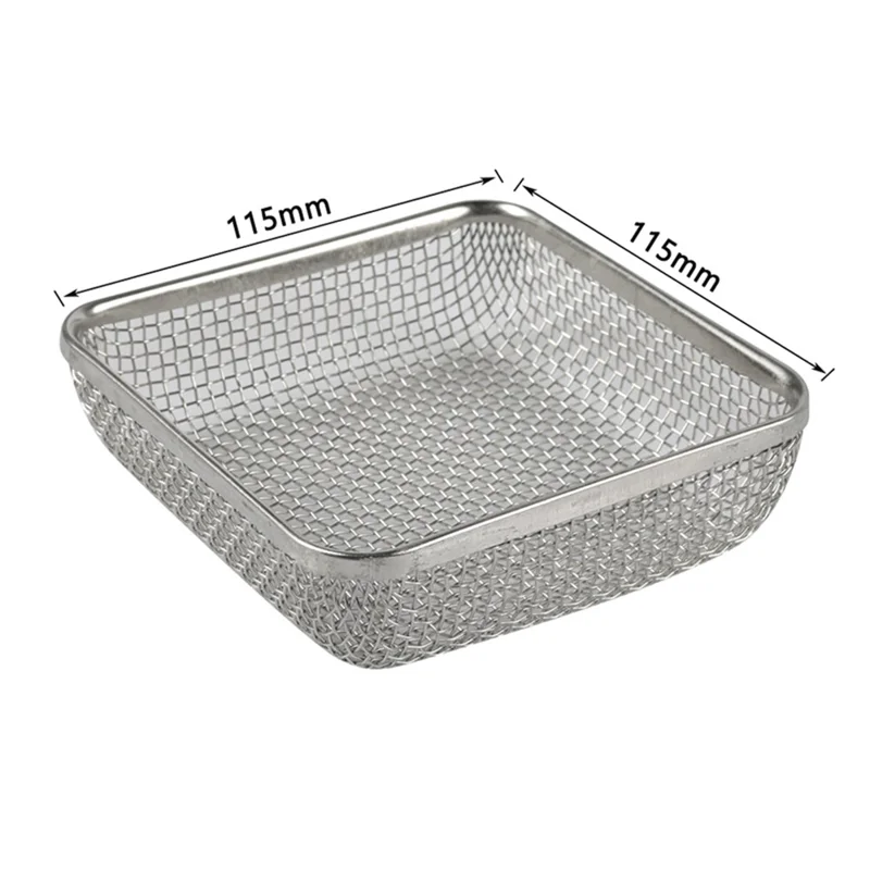 A8668 4.5x4.5 Inch RV Water Heater Vent Screen Stainless Steel Mesh Cover Flying Insect Screen with Installation Tool