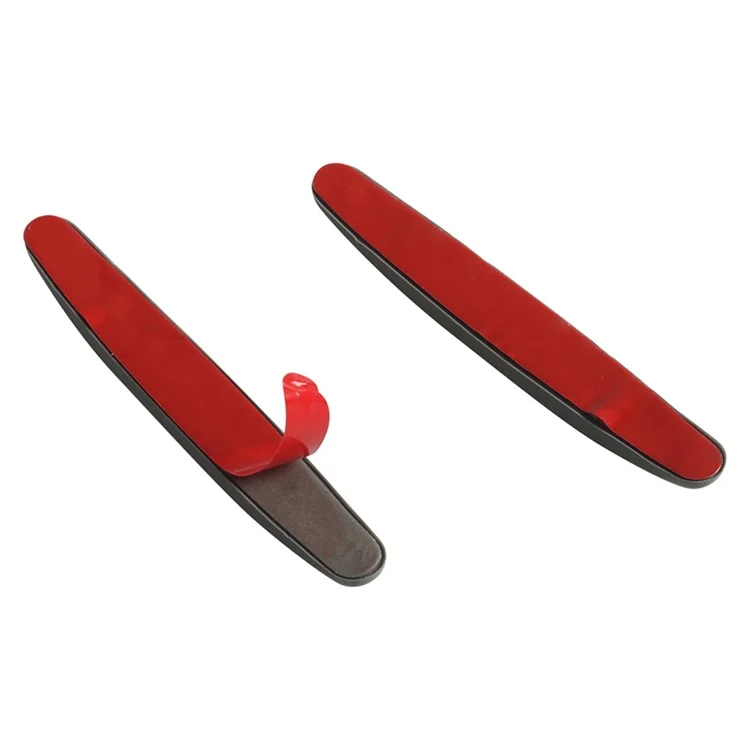 A8618-03 4 Pièces Bandes anti-collision de porte de voiture/camion PVC+ABS Bandes anti-collision de porte de véhicule - Gris 