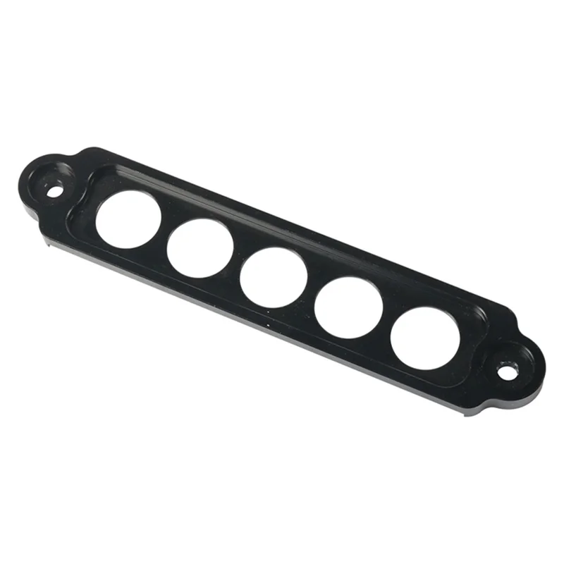 A8681 Aluminum Alloy Car Battery Holder Bracket Vehicles Trucks Battery Mount Bracket (Hook Length 250) - Black