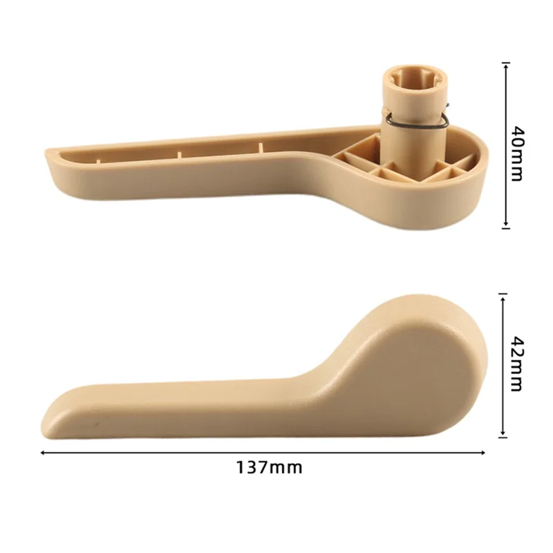 A8487-01 Twardy uchwyt z tworzywa ABS do regulacji lewego siedzenia samochodowego, numer OE: 15232594 - beżowy