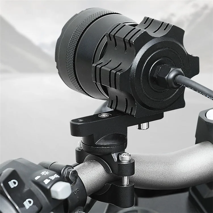 Aluminum Alloy Motorcycle Handlebar Clamp Fog Light Headlight Water Bottle Mount Adapter