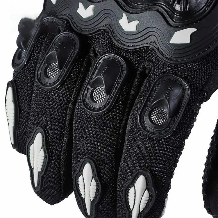 BSDDP RH-A0107 Off-Road Riding Motorradhandschuhe Sturzsichere Touchscreen-Handschuhe für Herren und Damen - Grau / M