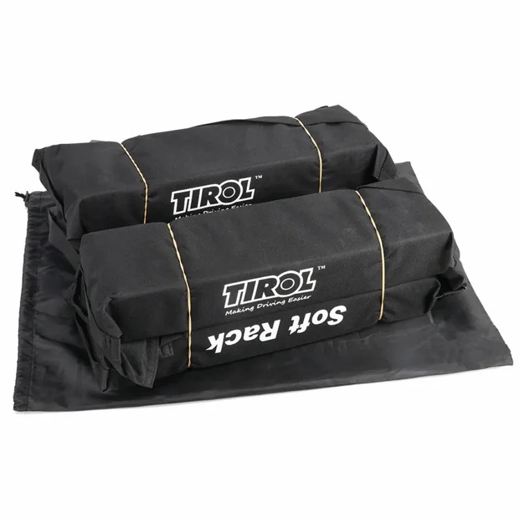 TIROL T25454 2 Peças Suporte de Bagagem no Teto do Carro Espuma Macia Universal Rack de Carga no Teto do Carro
