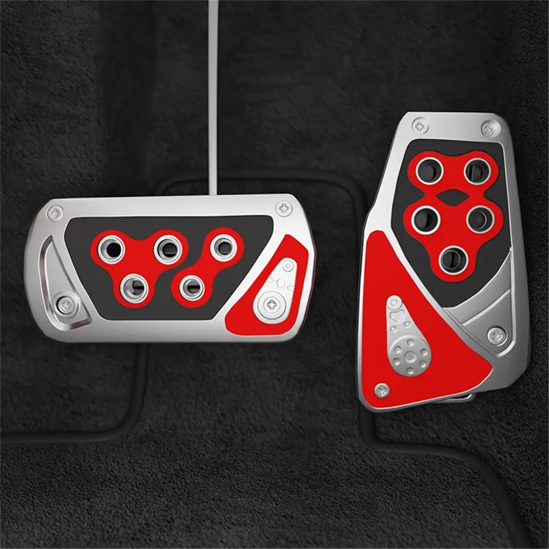 CARFU AC-529A Car Pedals Automatic Transmission ABS Anti-skid Accelerator Brake Pedals Set - Grey