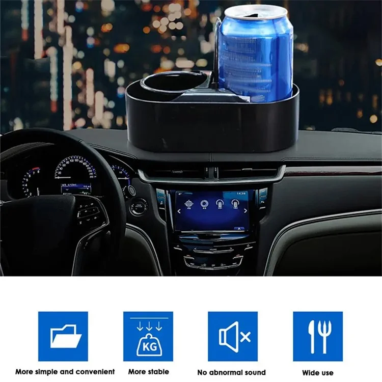 Автомобильный двойной держатель для напитков CARSUN LA-306
