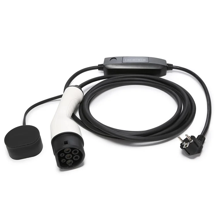 Carregador Portátil com Plugue UK 13A e Cabo de 10m para Veículos Elétricos de Nova Energia