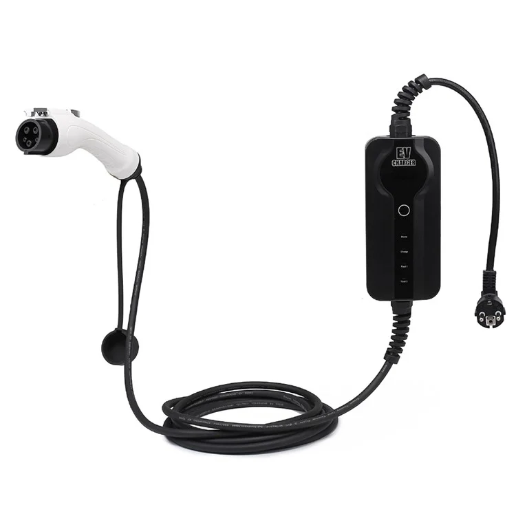 Stazione di ricarica per auto elettriche J1772 110V-240V, cavo da 5m - Spina EU 16A