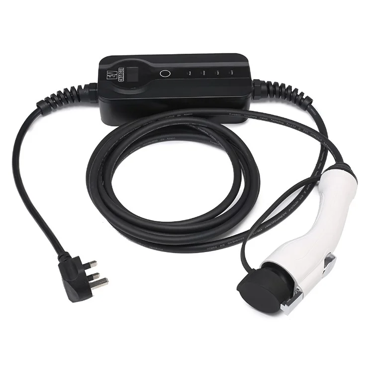 Stazione di ricarica per auto elettriche J1772 110V-240V, cavo da 5m - Spina EU 16A