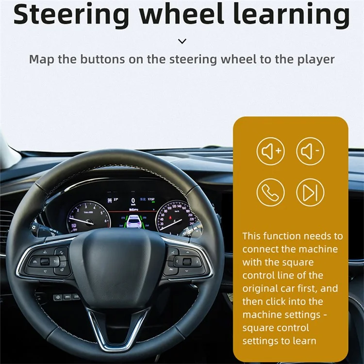 Lecteur MP5 pour voiture 9613W de 7 pouces avec CarPlay filaire/sans fil et Android Auto Affichage vidéo