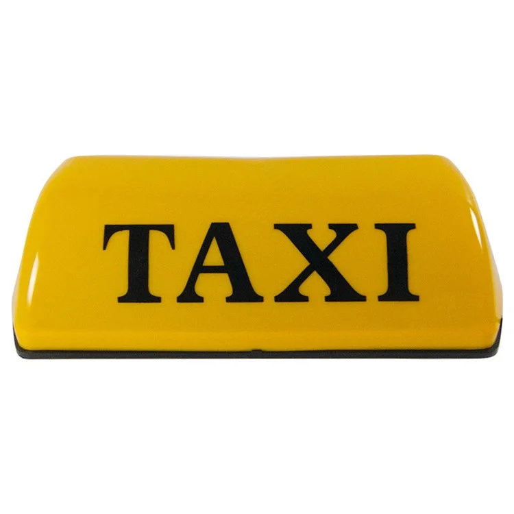 CARFU AC-777A 12V Universelle magnetische Taxidachleuchte PP Taxi LED-Lampe - Gelb