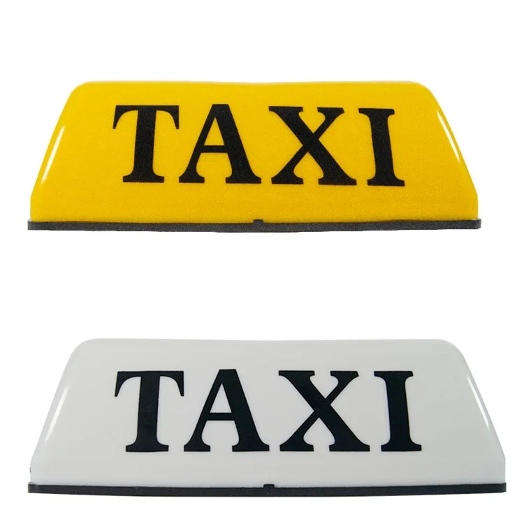 CARFU AC-777A 12V Universelle magnetische Taxidachleuchte PP Taxi LED-Lampe - Gelb