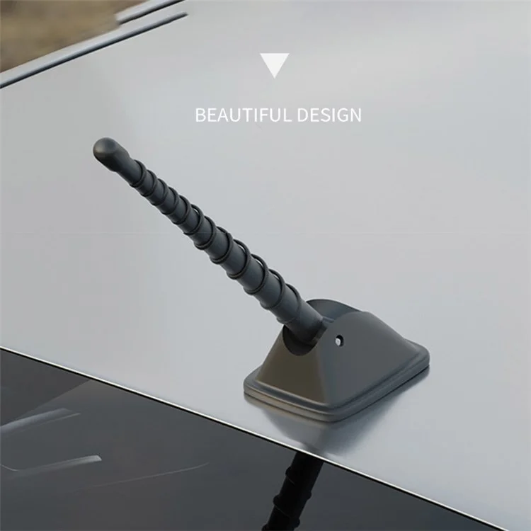 Antenne de voiture modifiée CARFU AC-1145 Poteau décoratif de toit de véhicule en ABS