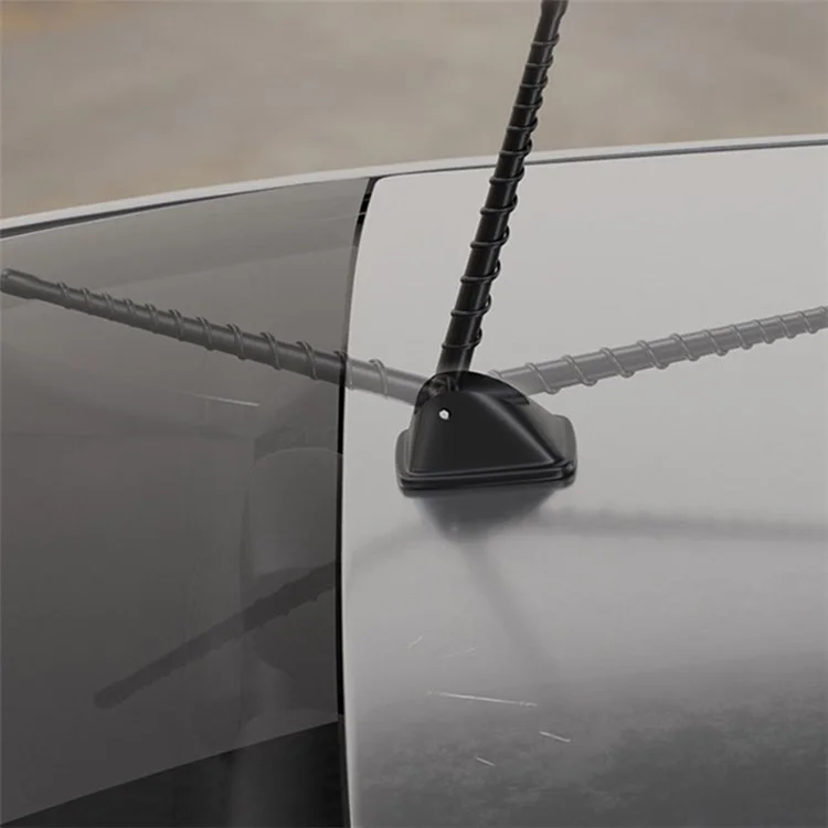 Antenne de voiture modifiée CARFU AC-1145 Poteau décoratif de toit de véhicule en ABS