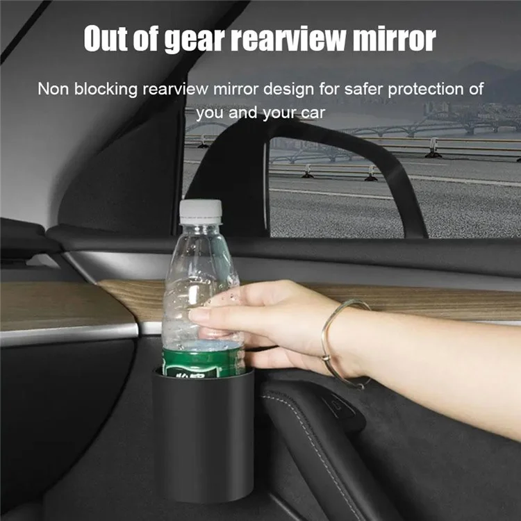 ALZH070 2Pcs Pour Tesla Model 3 / Y Porte-gobelet de voiture Boîte de rangement de boissons
