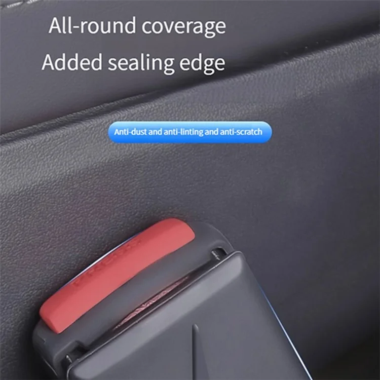 TSL825 Per Tesla Model 3 / Y Car Seat Safety Belt Lock Buckle Coperchio in Silicone
