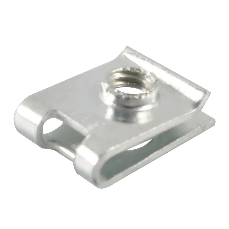 A7625 120PCS 4 Tailles Clips d'écrou en acier au manganèse pour voiture Pièces de rechange