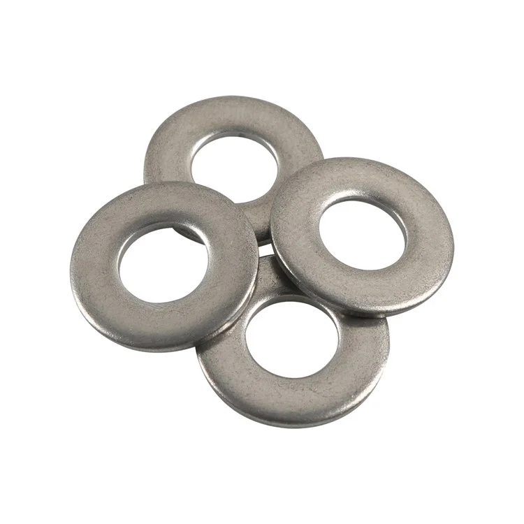 A7748 200Pcs Assorted 12# 10# 8# 6# 1 / 4" 304 Stainless Steel Flat Washers