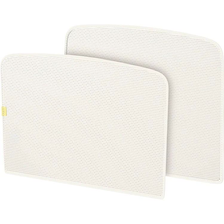 Serie BASEUS T-Space BS-TS011 2Pcs Visera solar para el techo solar del coche para Tesla Model Y Cortina de una sola capa - Blanco luna 