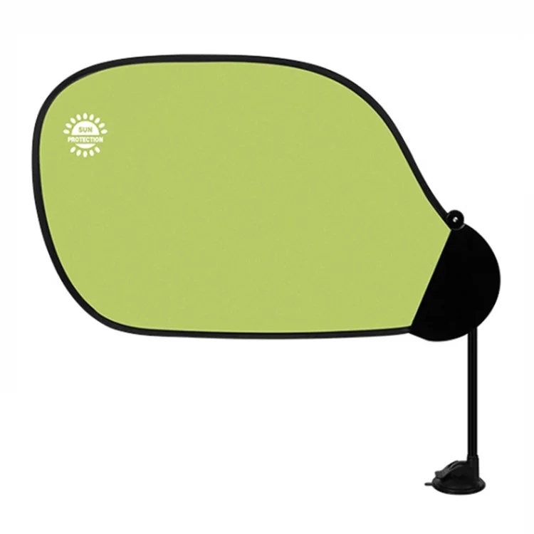 Parasole per finestra dell'auto Protezione UV Parasole per finestra d'auto regolabile con ventosa - Verde 